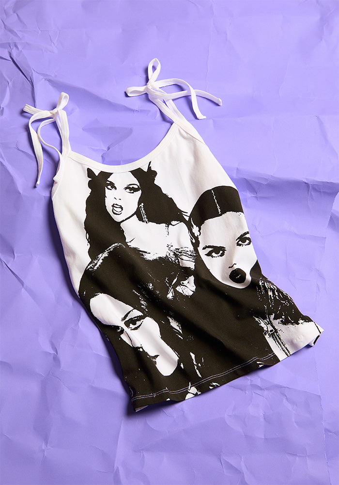 olivia rodrigo tie-string camisole