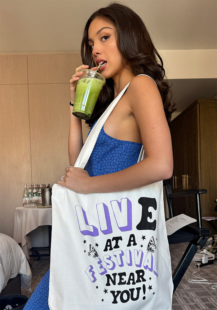live at a festival near you tote