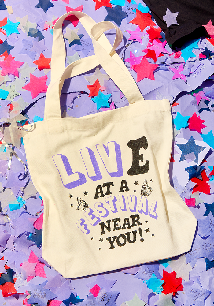 live at a festival near you tote