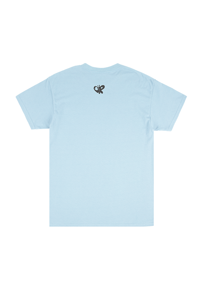 dad idea right? t-shirt in light blue back
