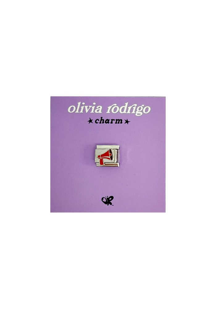 megaphone charm detail