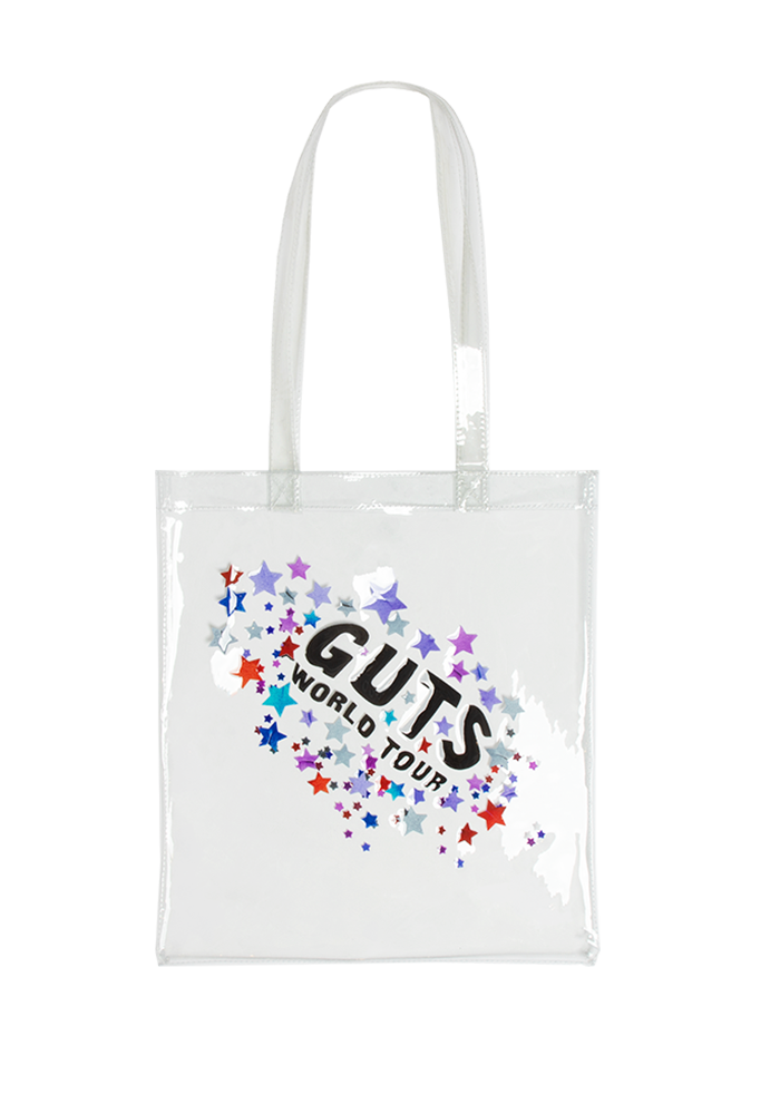 clear GUTS world tour tote