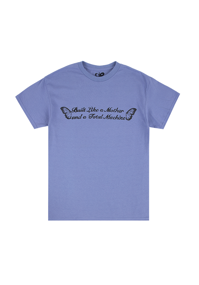 built like a mother t-shirt in violet front