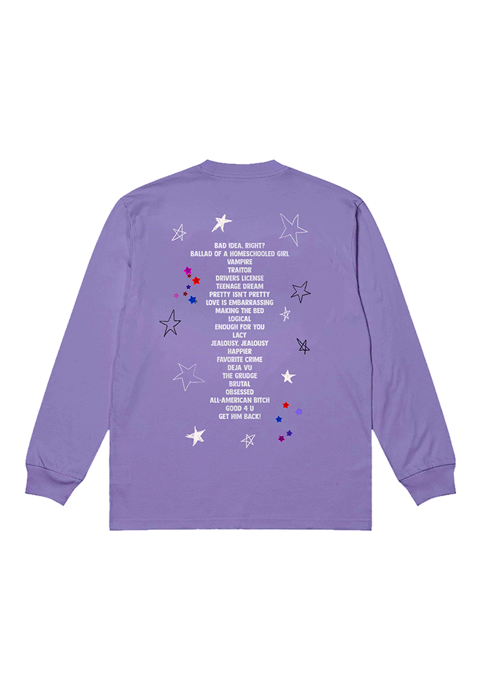 GUTS world tour setlist longsleeve