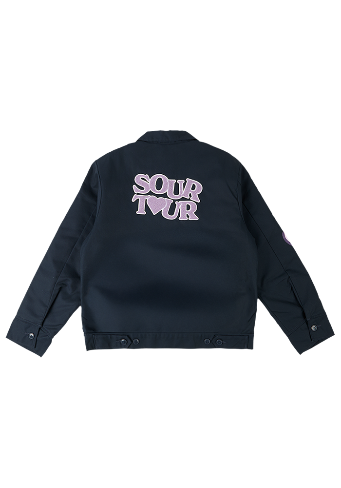 SOUR tour work jacket in black
