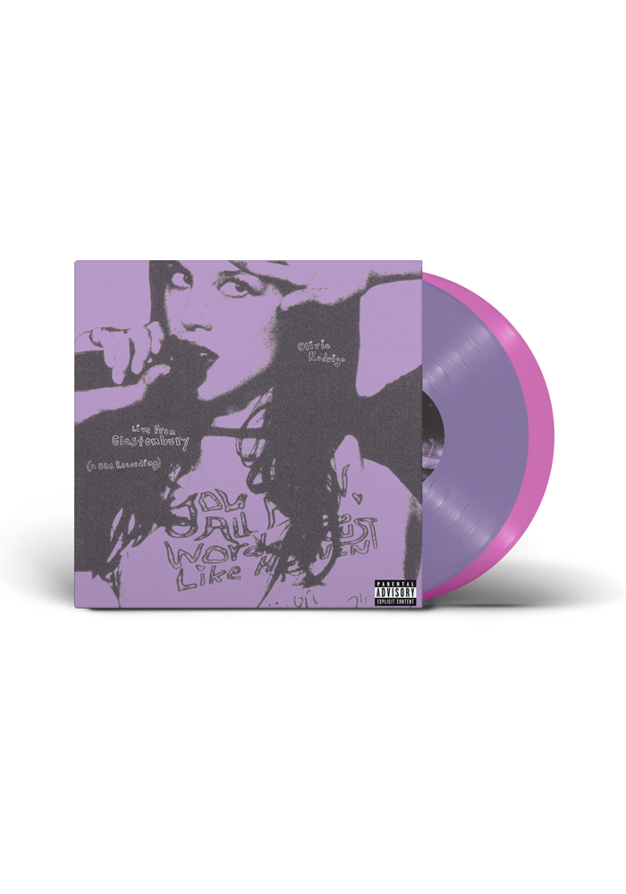 live from Glastonbury (a BBC recording) vinyl front