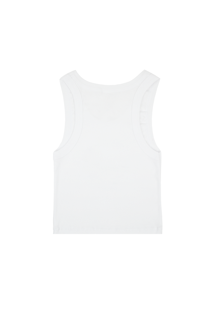 GUTS baby tank in white