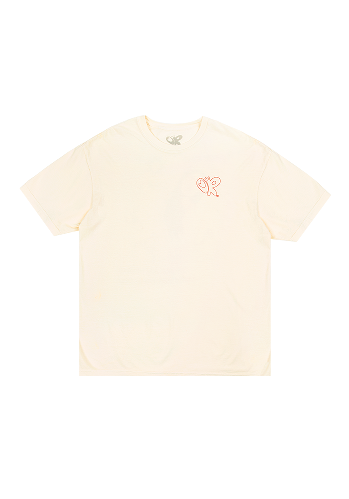 ivory oversized sun in my mother fucking pocket t-shirt