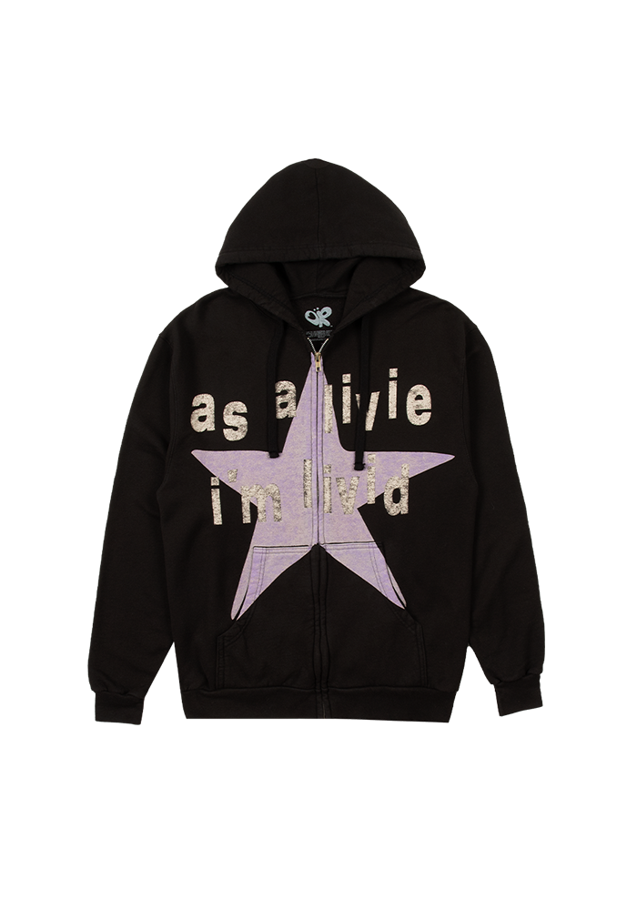 as a livie i'm livid zip up hoodie