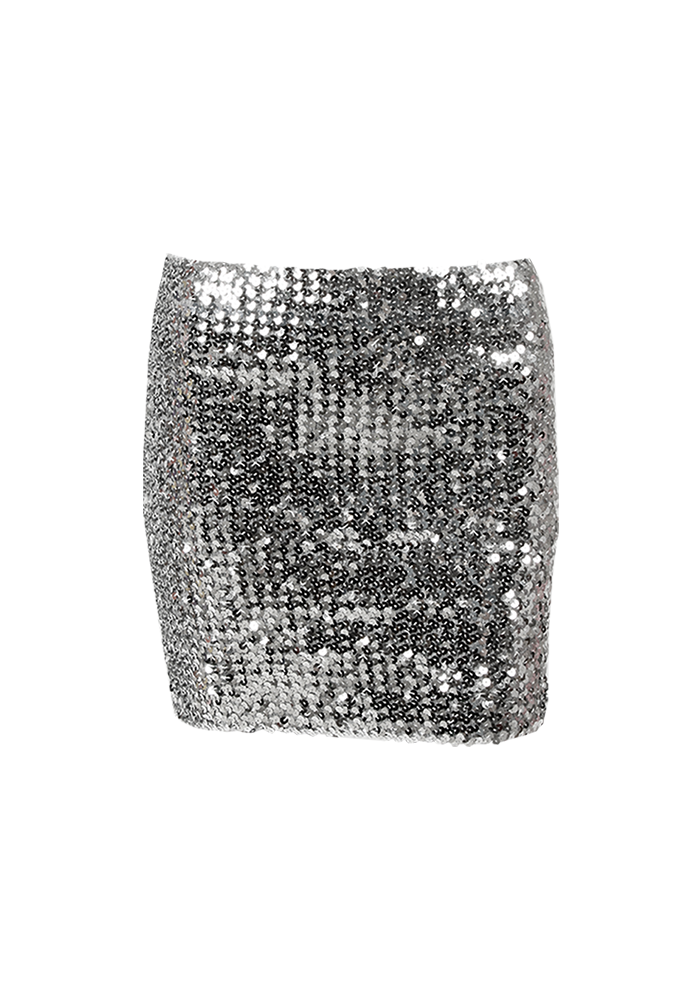 sequin skirt